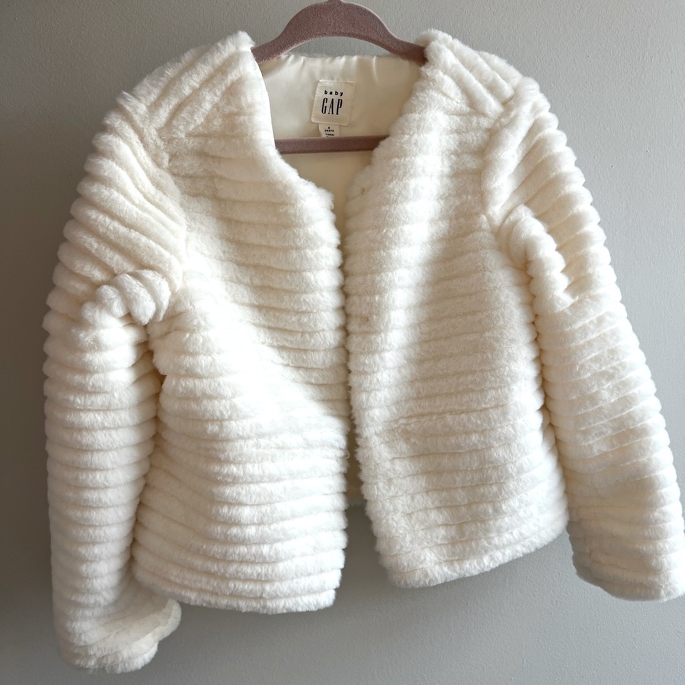 Baby Gap Girl Faux Fur Jacket